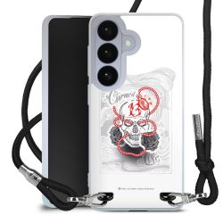 New Carry Case Transparent Stoff schwarz/silber