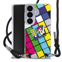 New Carry Case Transparent Stoff schwarz/silber