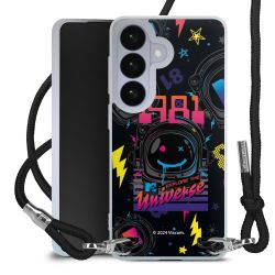 New Carry Case Transparent Stoff schwarz/silber