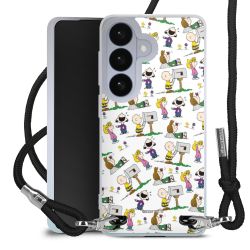 New Carry Case Transparent Stoff schwarz/silber