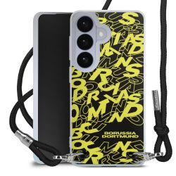 New Carry Case Transparent Stoff schwarz/silber