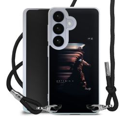 New Carry Case Transparent Stoff schwarz/silber