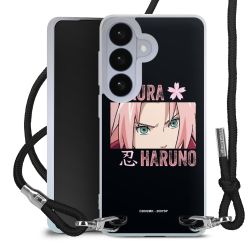 New Carry Case Transparent Stoff schwarz/silber