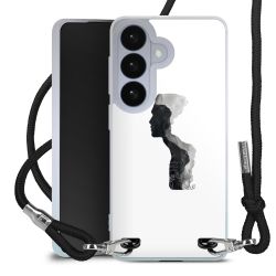 New Carry Case Transparent Stoff schwarz/silber