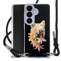 New Carry Case Transparent Stoff schwarz/silber