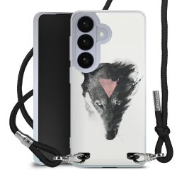 New Carry Case Transparent Stoff schwarz/silber