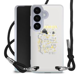 New Carry Case Transparent Stoff schwarz/silber