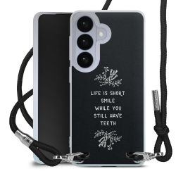 New Carry Case Transparent Stoff schwarz/silber