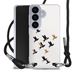 New Carry Case Transparent Stoff schwarz/silber