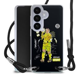 New Carry Case Transparent Stoff schwarz/silber