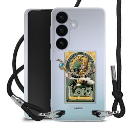 New Carry Case Transparent Stoff schwarz/silber