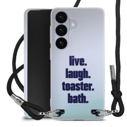 New Carry Case Transparent Stoff schwarz/silber