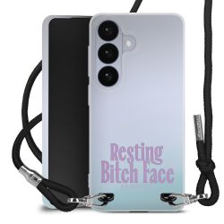 New Carry Case Transparent Stoff schwarz/silber