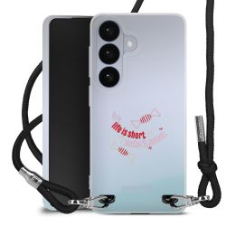 New Carry Case Transparent Stoff schwarz/silber