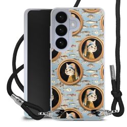 New Carry Case Transparent Stoff schwarz/silber