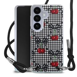 New Carry Case Transparent Stoff schwarz/silber