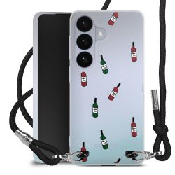 New Carry Case Transparent Stoff schwarz/silber