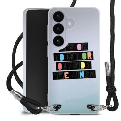 New Carry Case Transparent Stoff schwarz/silber