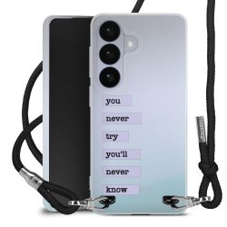 New Carry Case Transparent Stoff schwarz/silber