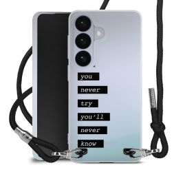 New Carry Case Transparent Stoff schwarz/silber