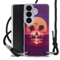 New Carry Case Transparent Stoff schwarz/silber