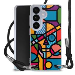 New Carry Case Transparent Stoff schwarz/silber