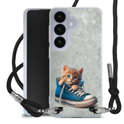 New Carry Case Transparent Stoff schwarz/silber