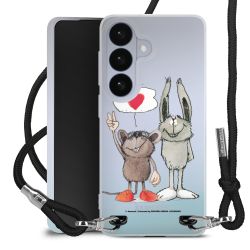 New Carry Case Transparent Stoff schwarz/silber