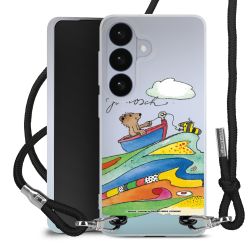 New Carry Case Transparent Stoff schwarz/silber