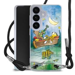 New Carry Case Transparent Stoff schwarz/silber