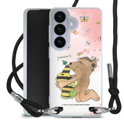 New Carry Case Transparent Stoff schwarz/silber