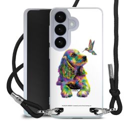 New Carry Case Transparent Stoff schwarz/silber