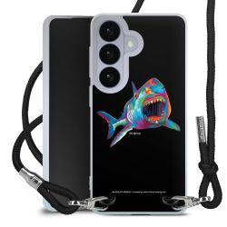 New Carry Case Transparent Stoff schwarz/silber