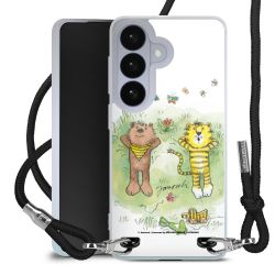 New Carry Case Transparent Stoff schwarz/silber