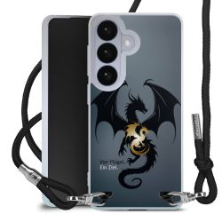 New Carry Case Transparent Stoff schwarz/silber