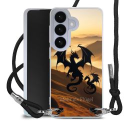 New Carry Case Transparent Stoff schwarz/silber