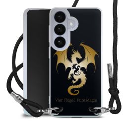 New Carry Case Transparent Stoff schwarz/silber