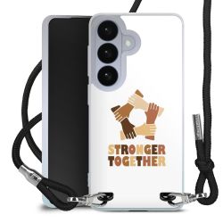 New Carry Case Transparent Stoff schwarz/silber