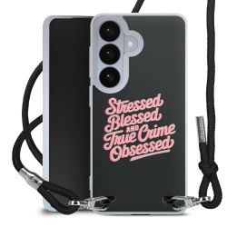 New Carry Case Transparent Stoff schwarz/silber