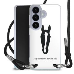 New Carry Case Transparent Stoff schwarz/silber