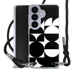 New Carry Case Transparent Stoff schwarz/silber