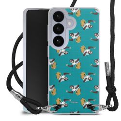 New Carry Case Transparent Stoff schwarz/silber