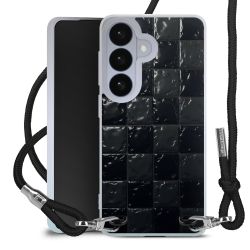 New Carry Case Transparent Stoff schwarz/silber