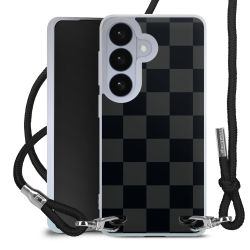 New Carry Case Transparent Stoff schwarz/silber