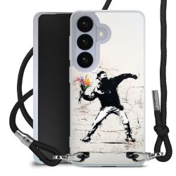 New Carry Case Transparent Stoff schwarz/silber