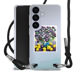 New Carry Case Transparent Stoff schwarz/silber