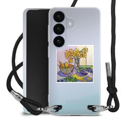 New Carry Case Transparent Stoff schwarz/silber