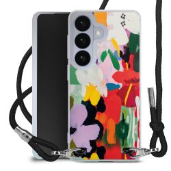 New Carry Case Transparent Stoff schwarz/silber