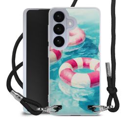 New Carry Case Transparent Stoff schwarz/silber