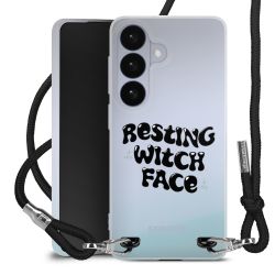 New Carry Case Transparent Stoff schwarz/silber